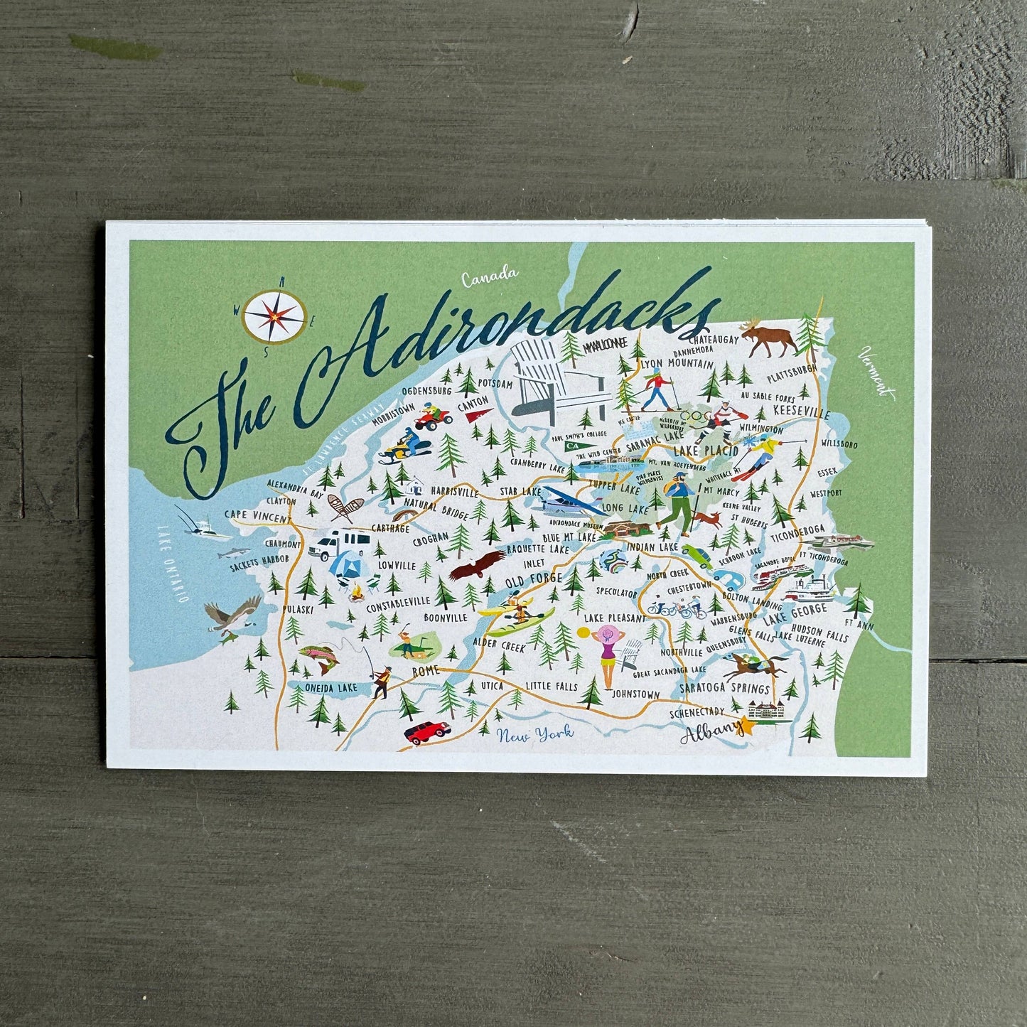 Adirondack 4" x 6" Postcard