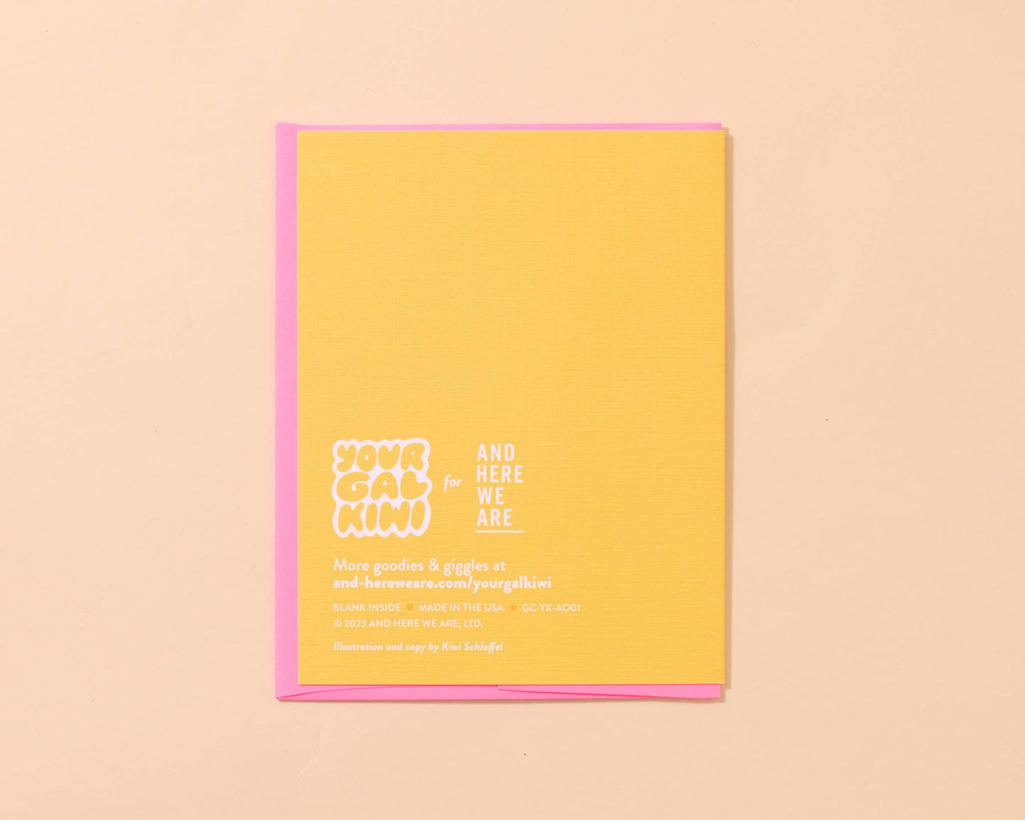 New Baby or Shower Card by Your Gal Kiwi—Already Obsessed