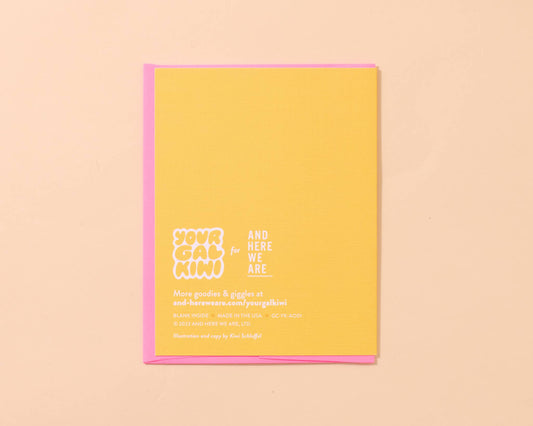 New Baby or Shower Card by Your Gal Kiwi—Already Obsessed