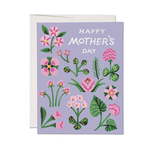 Pink Blooms greeting card