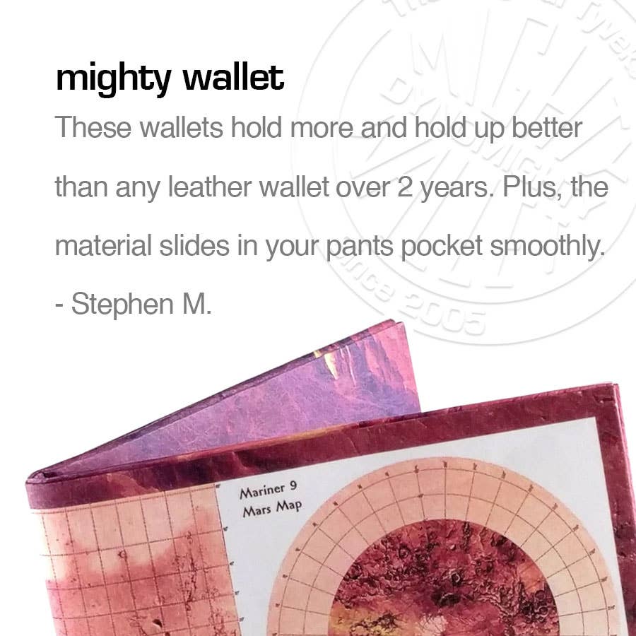 Mars Map Mighty Wallet