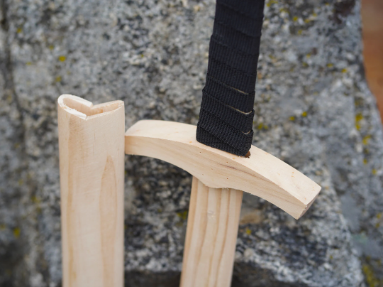 Wooden Toy Sword with Sheath - No Finish