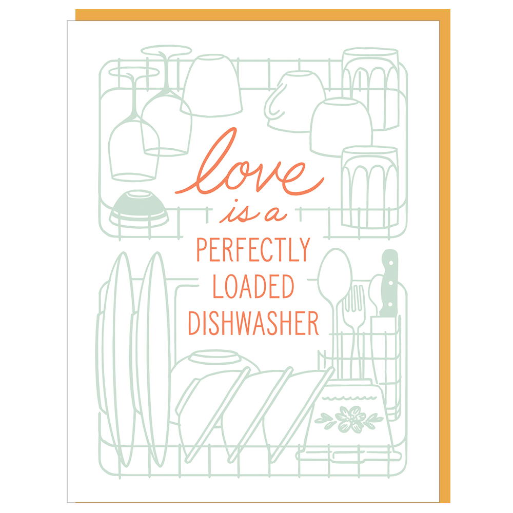 Dishwasher Love Card