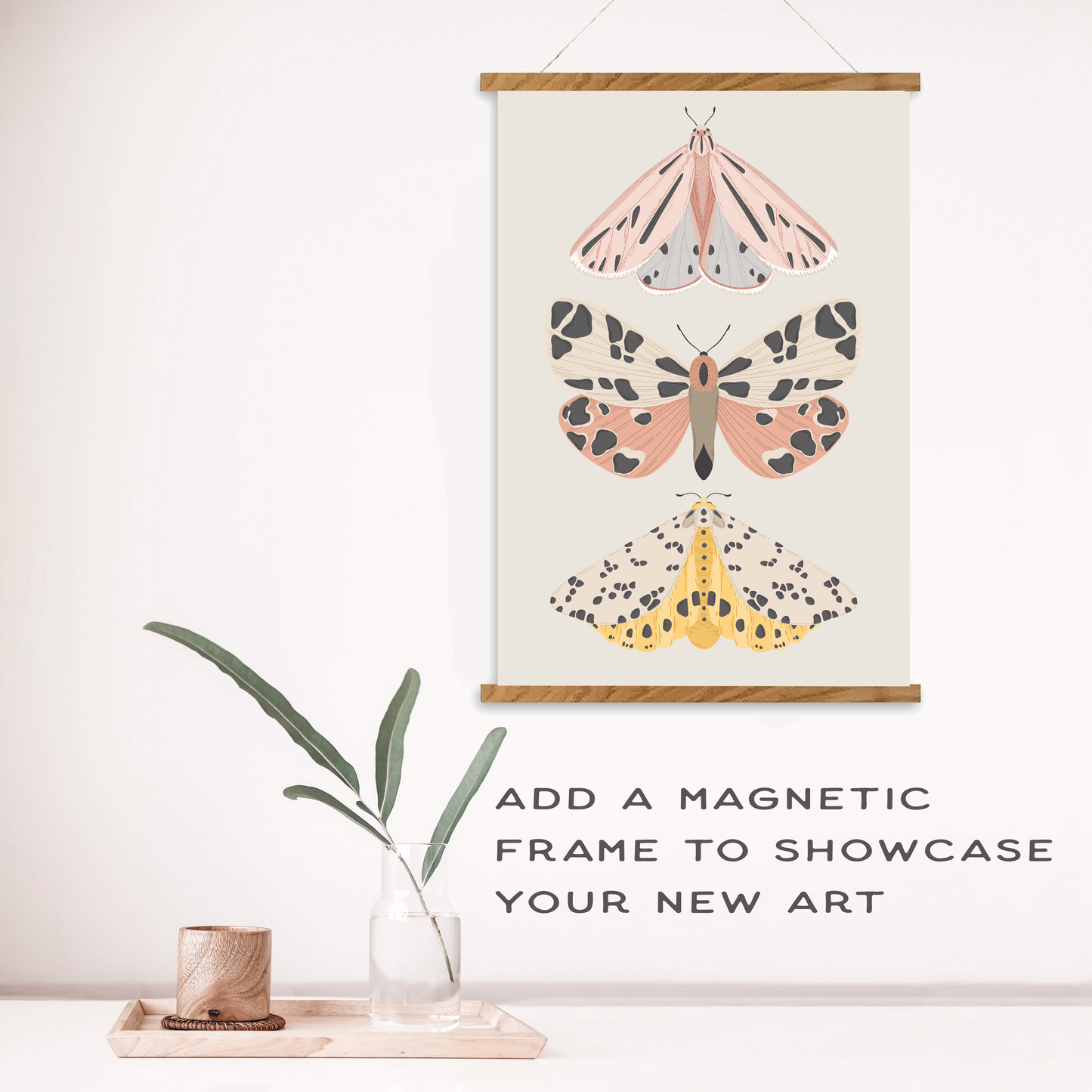 Vintage Butterflies Meditative Art Paint by Number Kit