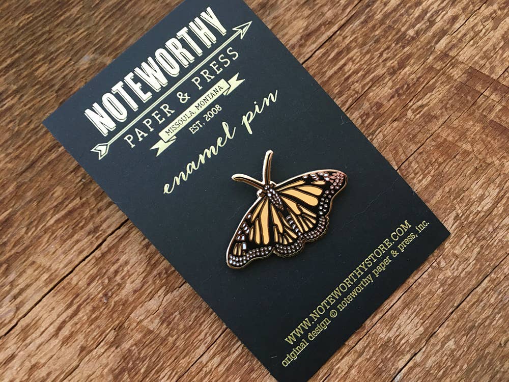 Monarch Enamel Pin