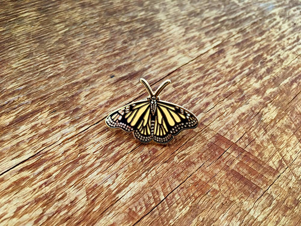 Monarch Enamel Pin