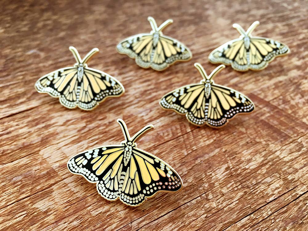 Monarch Enamel Pin