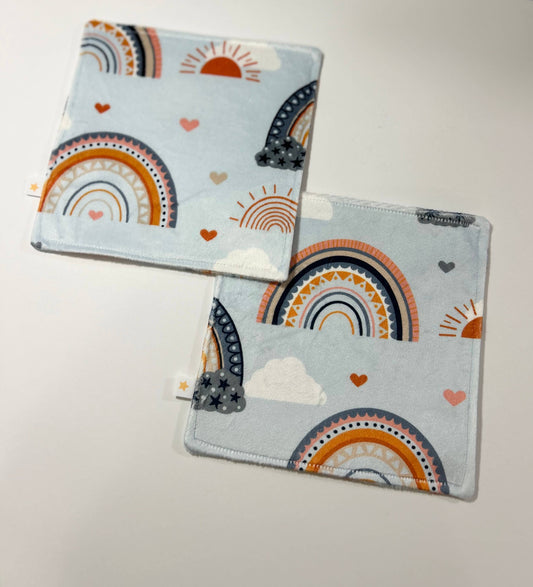 Boho Rainbow Minky Crinkle Sensory Toy