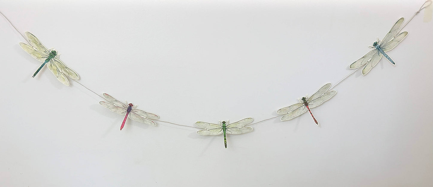Dragonfly Illustrated Garland