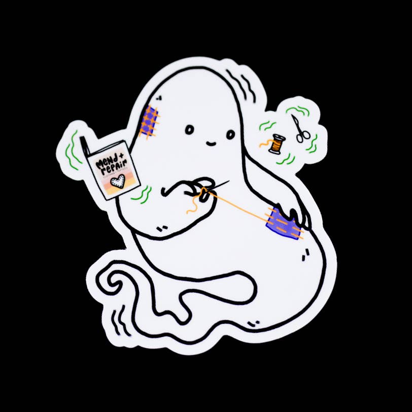 Mending Ghost Vinyl Sticker