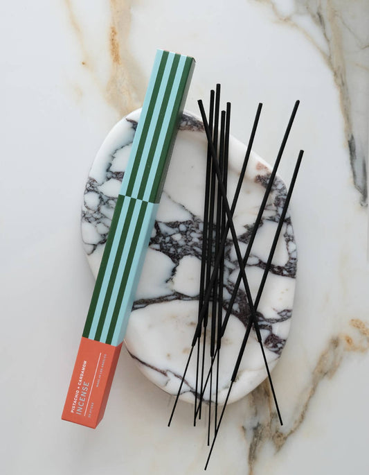 Essentials: Pistachio + Cardamom Incense
