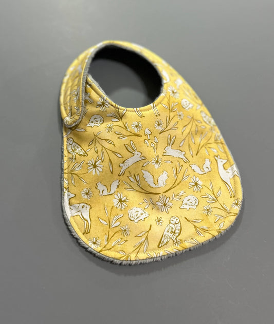 Golden Forest bib