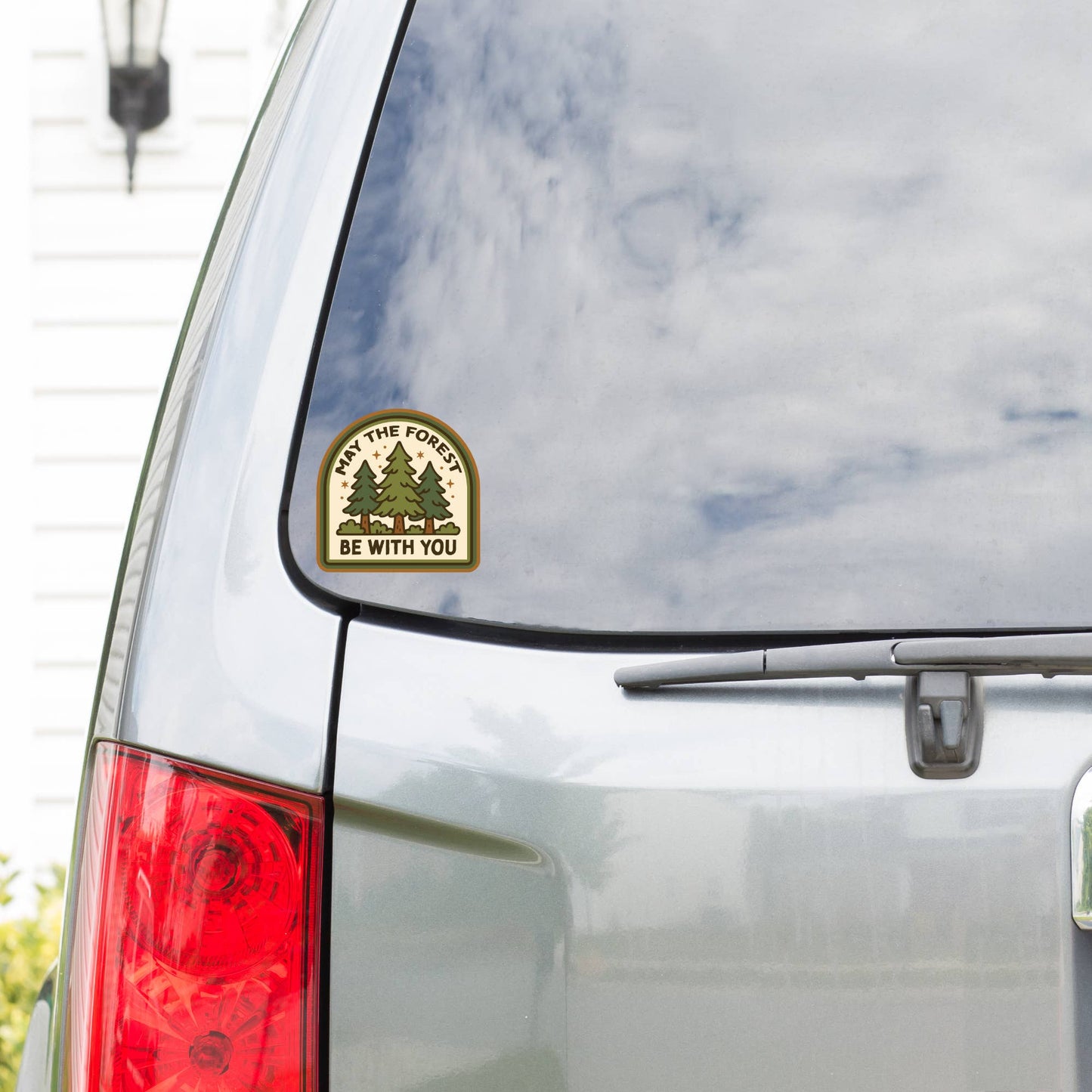 Nature Trees Outdoor Unplug High Quality  Vinyl Sticker