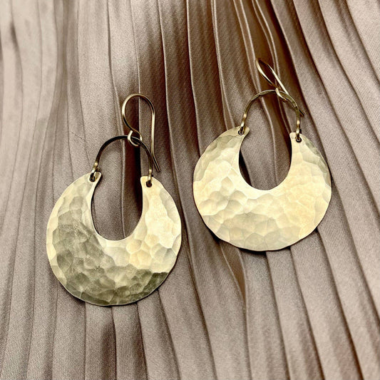 Handmade Waning Moon Earrings