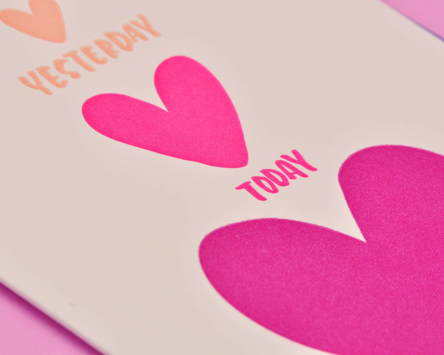 Tomorrow Anniversary Letterpress Greeting Card