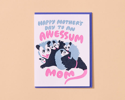 Awessum Possum Mother's Day Card
