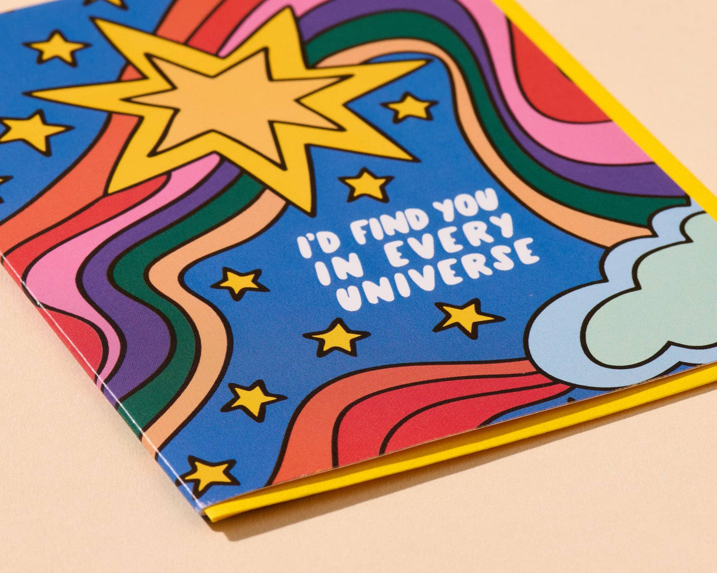 Love Card by Your Gal Kiwi—In Every Universe (Retro, Galaxy)