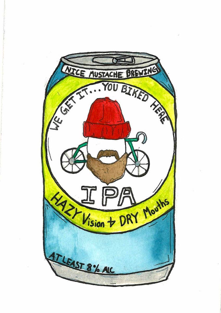We Get it - You Biked Here IPA Sticker