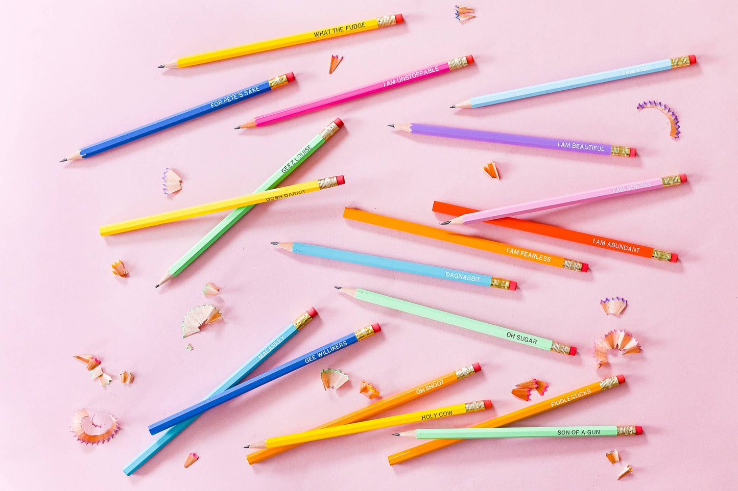 Positive Affirmation set Of 6 Pencils