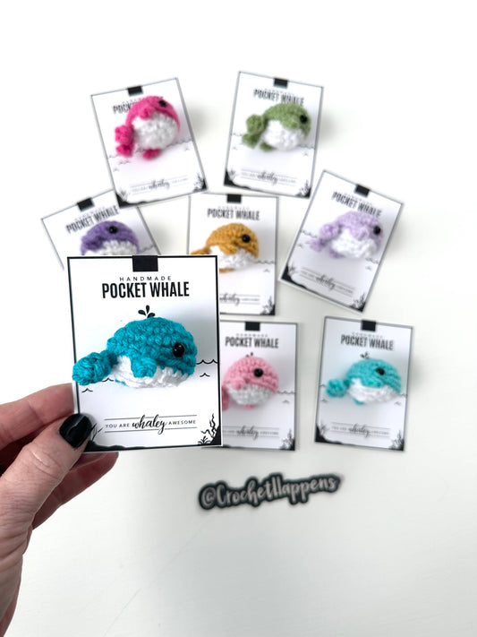 Pocket Whales - Set of 8 - Made to Order