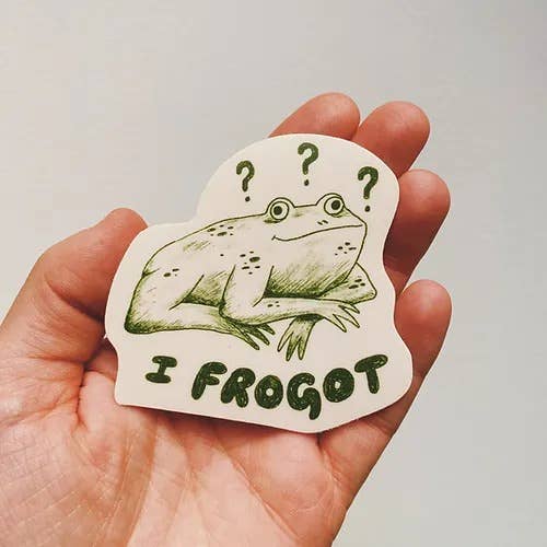 Sticker - I frogot