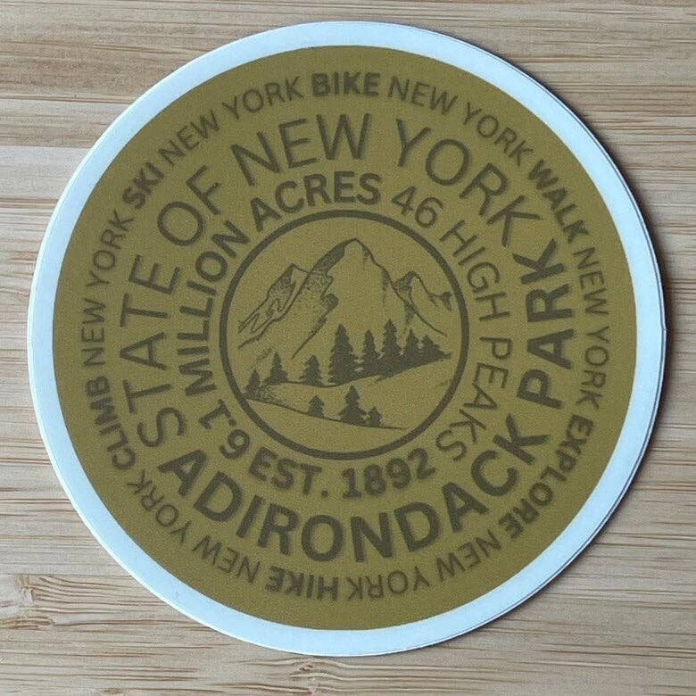 Adirondack Mountain Marker Sticker