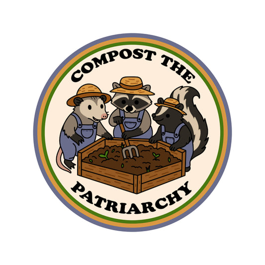 Animal Patriarchy Funny Rights High Quality Vinyl Sticker