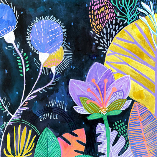 Inhale Exhale –Art Print