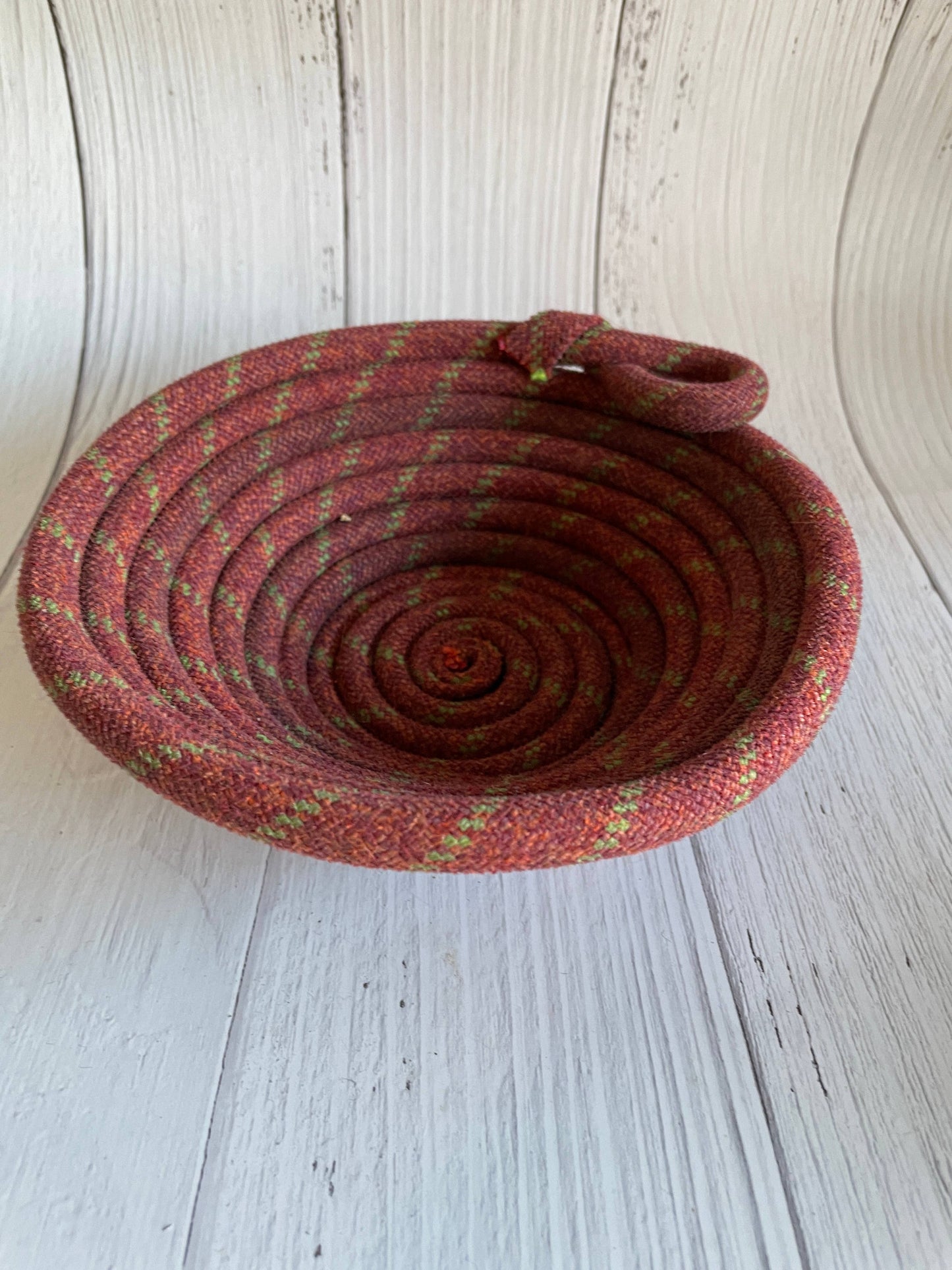 Upcycled Climbing Rope Bowl