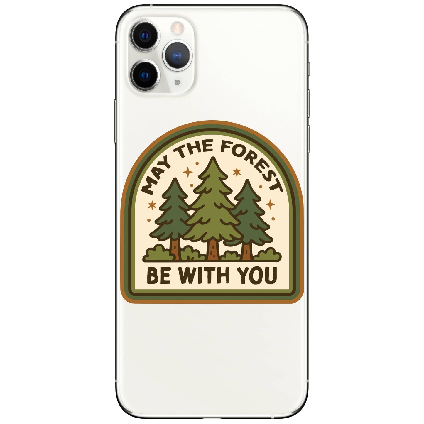 Nature Trees Outdoor Unplug High Quality  Vinyl Sticker