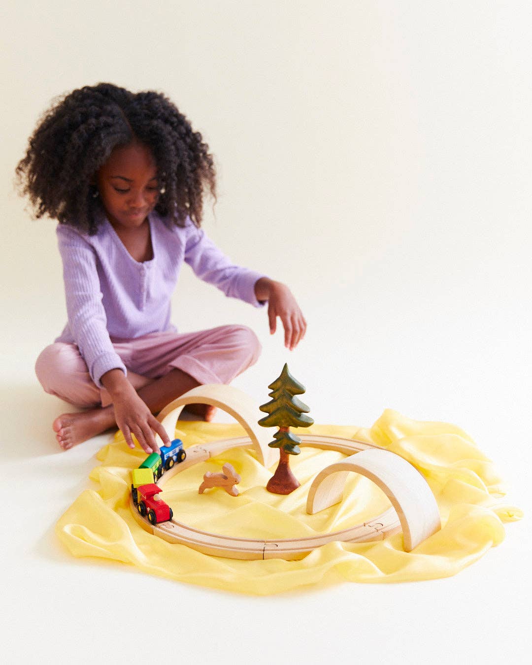 Playsilks - Open-Ended 100% Silk, Natural Waldorf Toys: Emerald