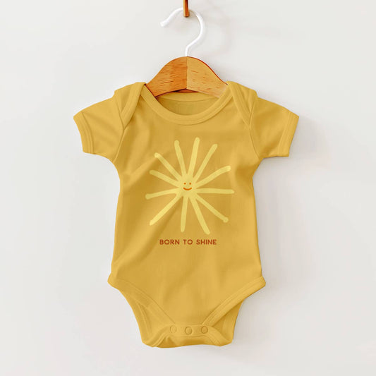 Sun Born To Shine Baby Bodysuit