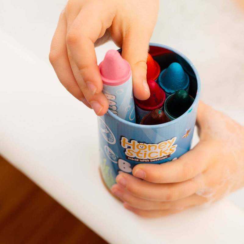 Honeysticks All Natural and Food-grade Bath Crayons