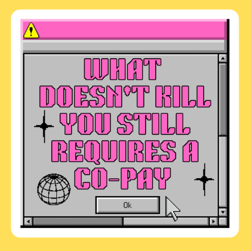 Health care insurance sticker chronic illness waterproof