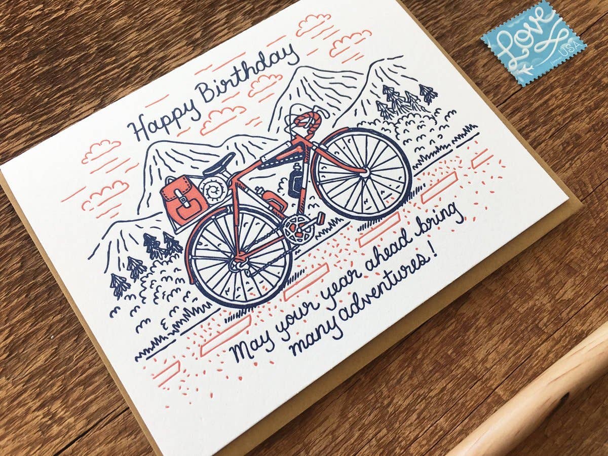 Birthday Bicycle Card