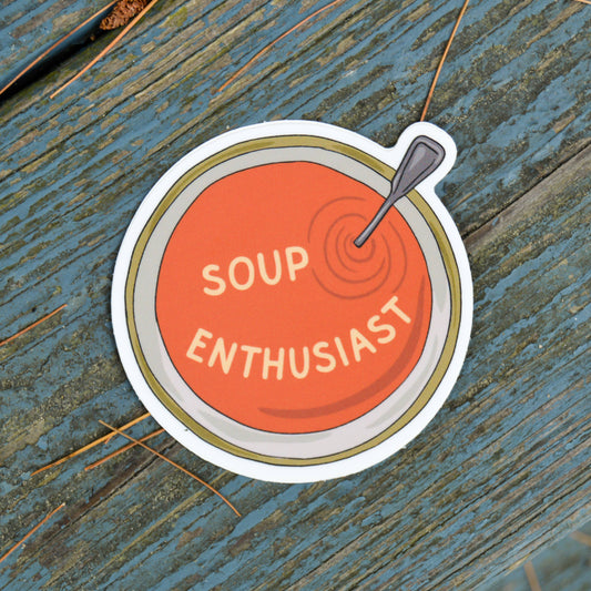 Soup Enthusiast Sticker