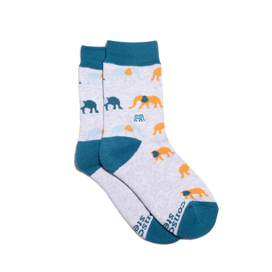 Kids Socks that Protect Elephants: Youth