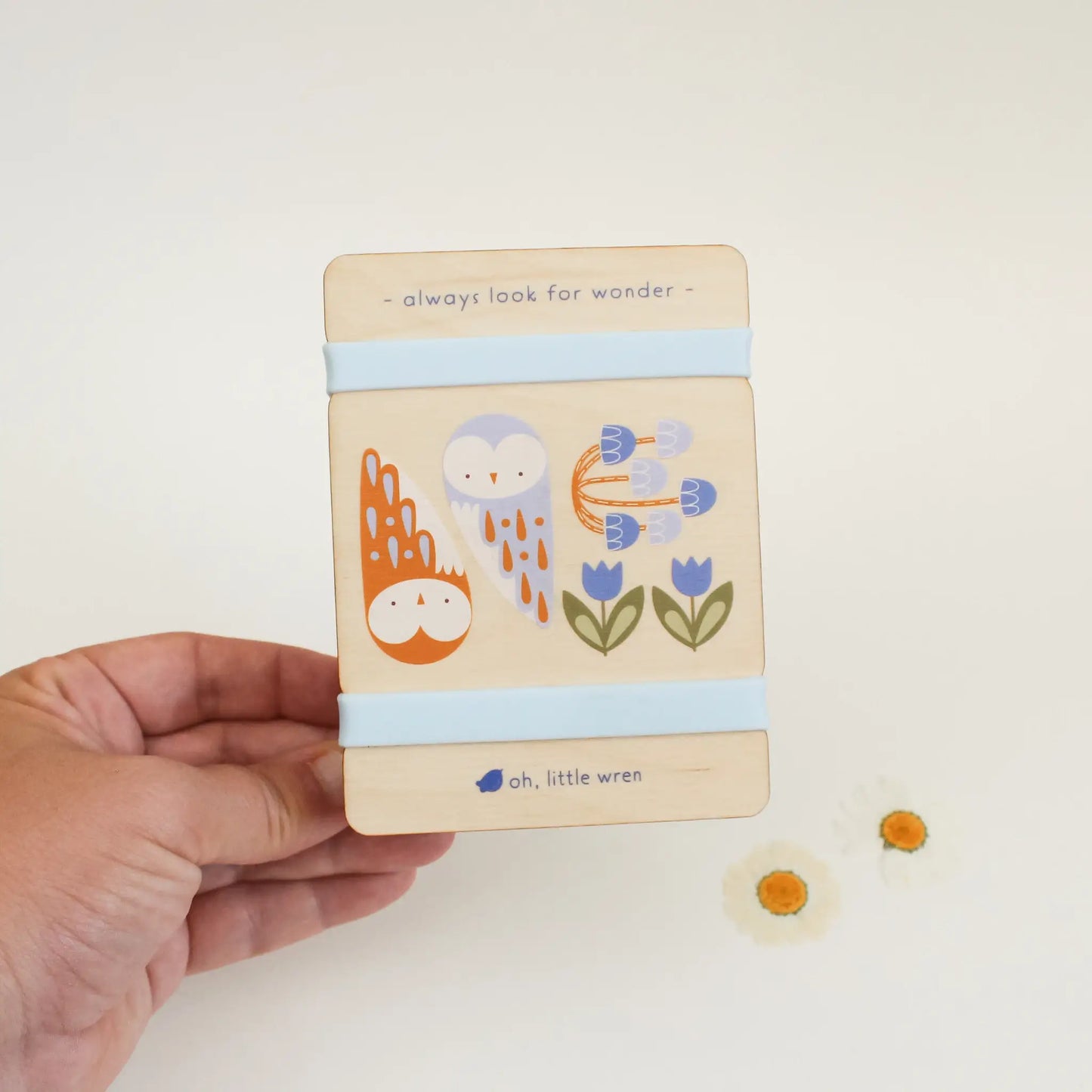 Little Nature Press - Mini Wooden Flower Press - Owl Design