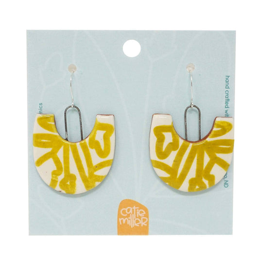 Bold Botanical Dangle Earrings