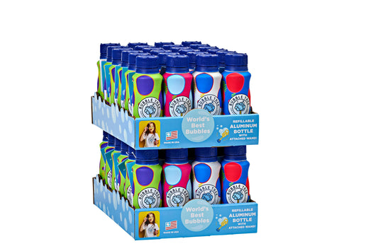 Bubble Tree 4 FL. Oz. Aluminum Bubble Bottle & Wand