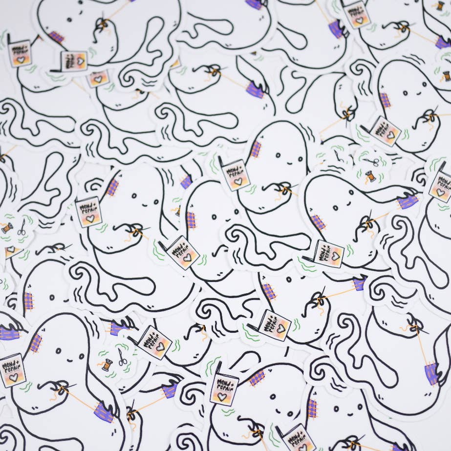 Mending Ghost Vinyl Sticker