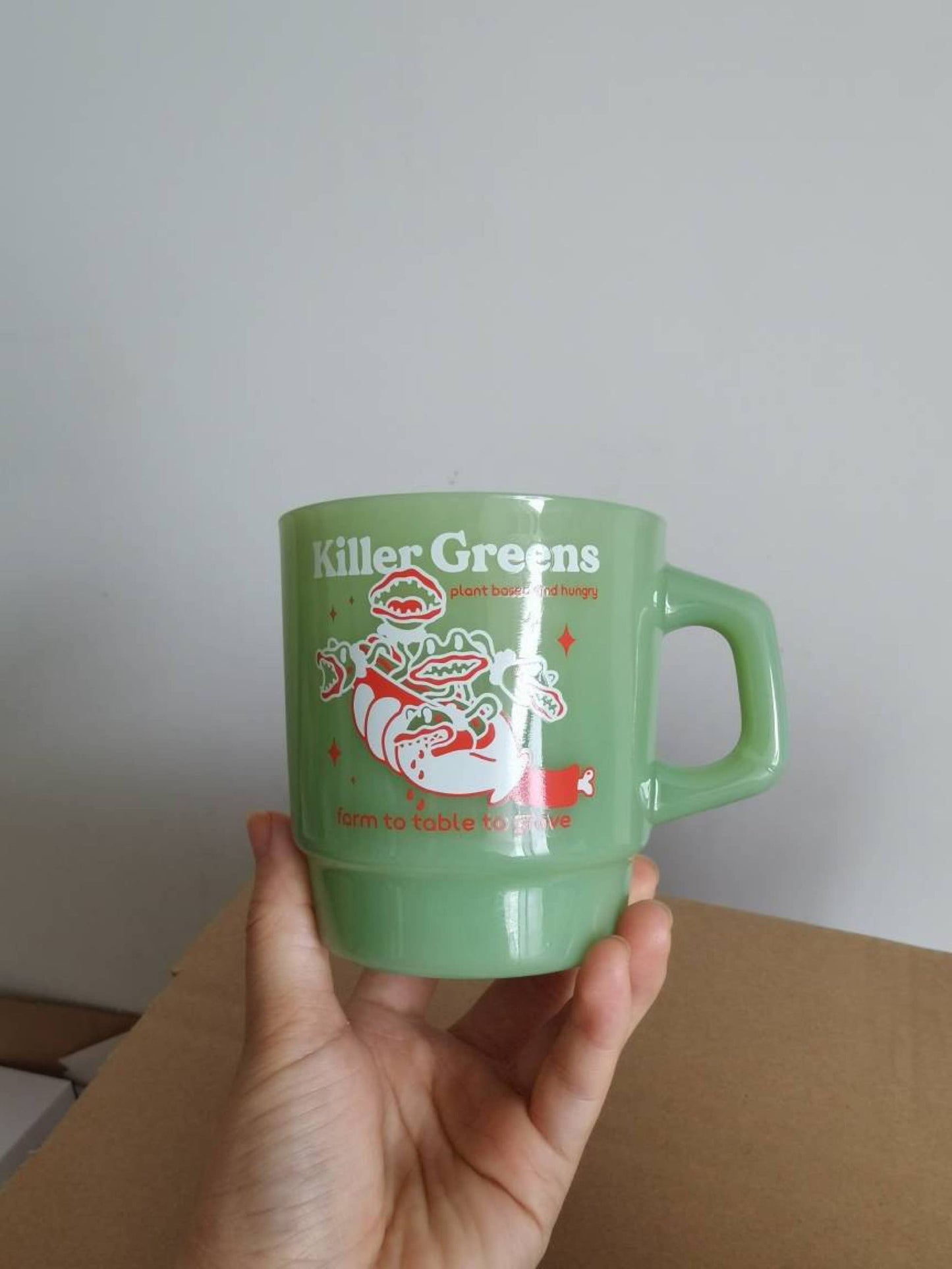"Killer Greens" Vintage Diner Mug