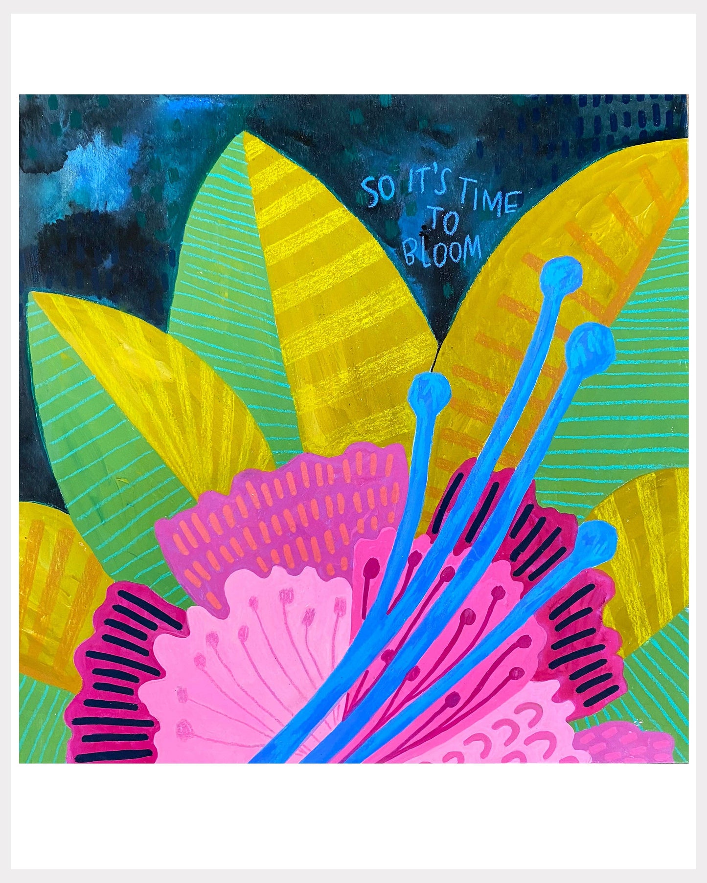 Time To Bloom – Art Print