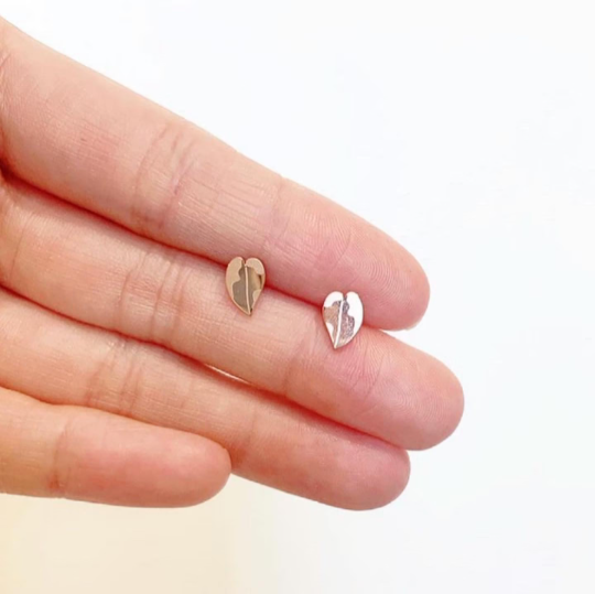 White Knight Ph. Plant Studs | Hypoallergenic