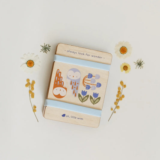 Little Nature Press - Mini Wooden Flower Press - Owl Design