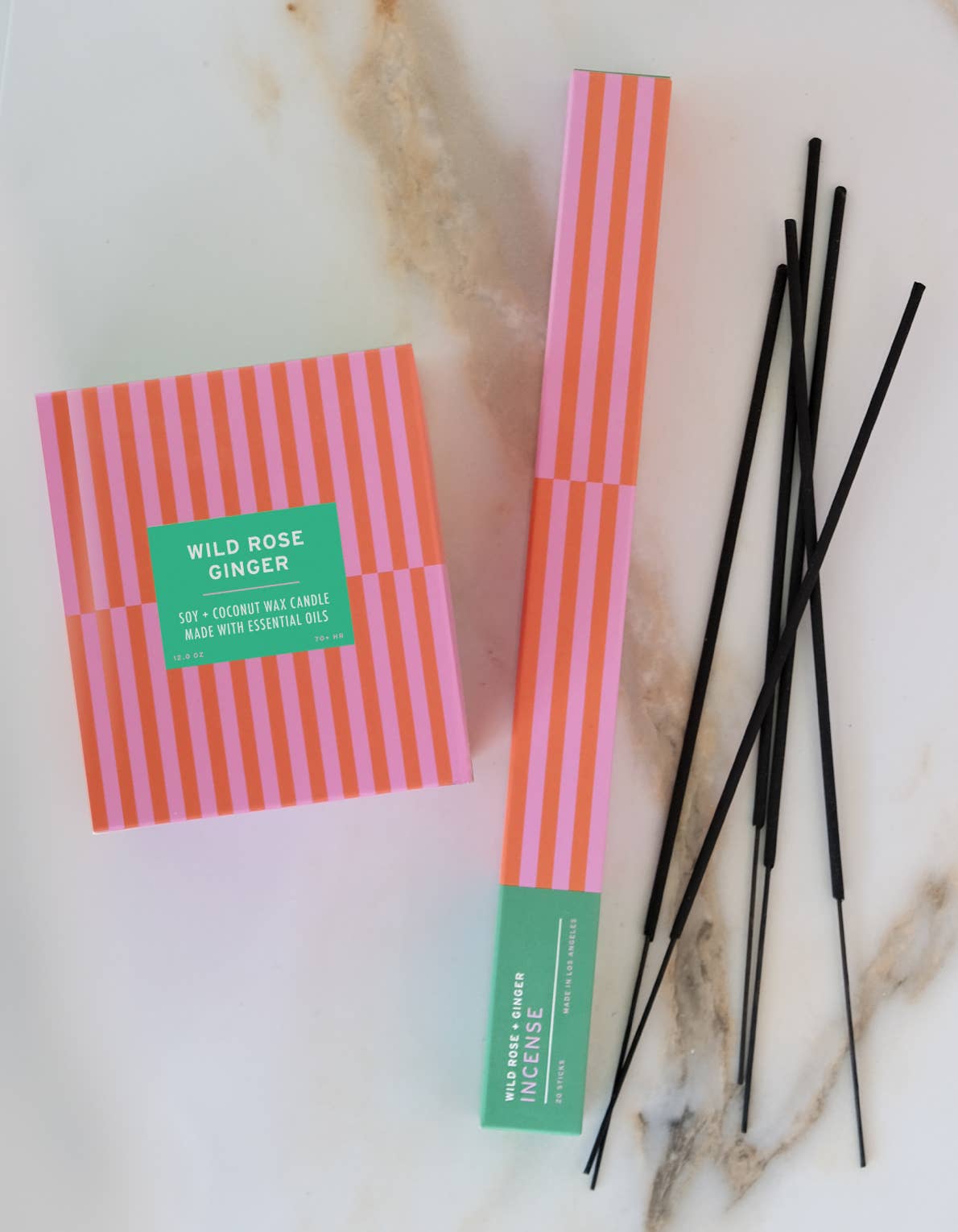 Essentials: Wild Rose + Ginger Incense