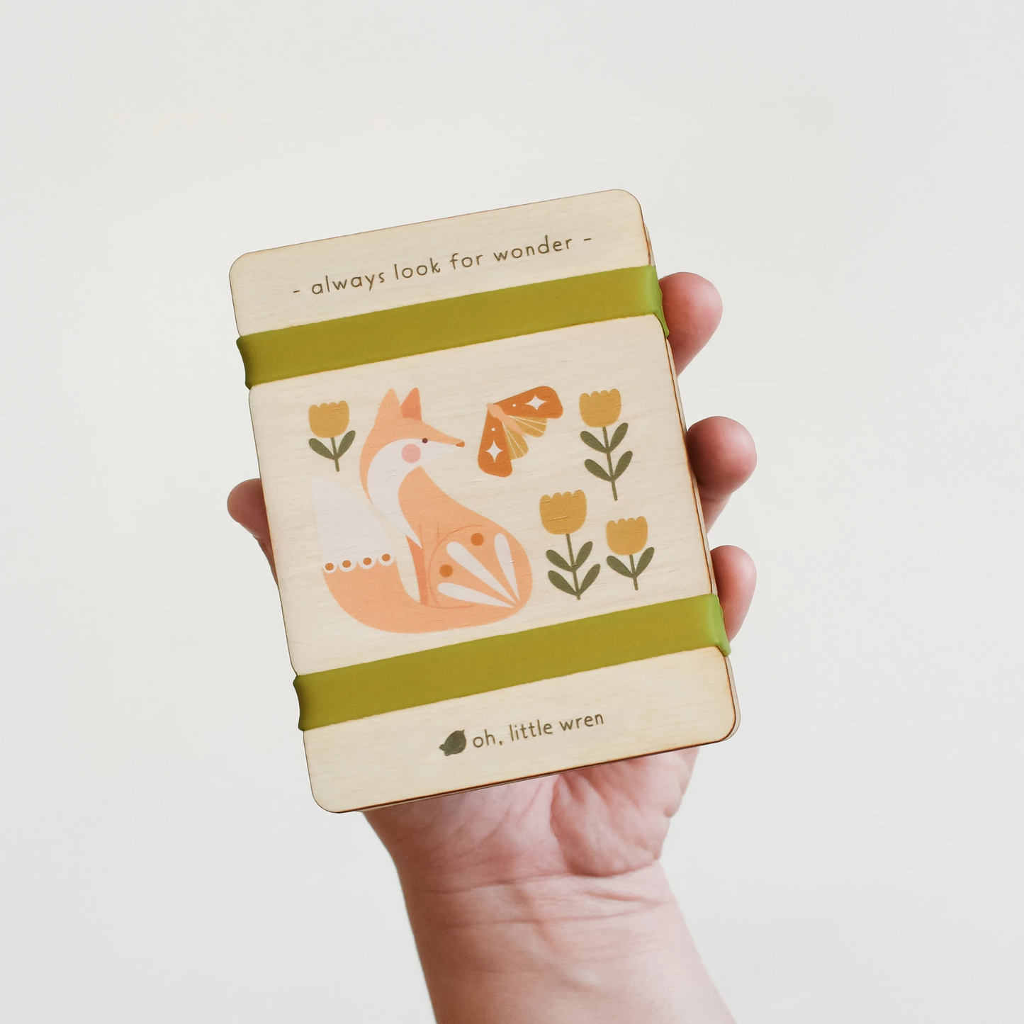 Little Nature Press - Mini Wooden Flower Press - Fox Design