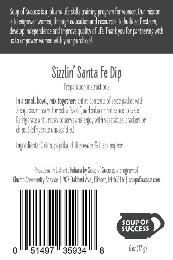 Sizzlin' Santa Fe Dip