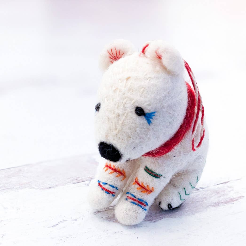 Nita The Polar Bear Eco Ornaments/Fresheners