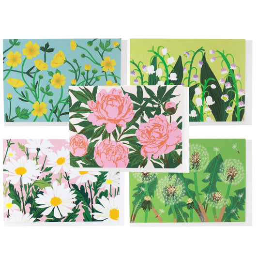 Assorted Springtime Florals Note Card Set